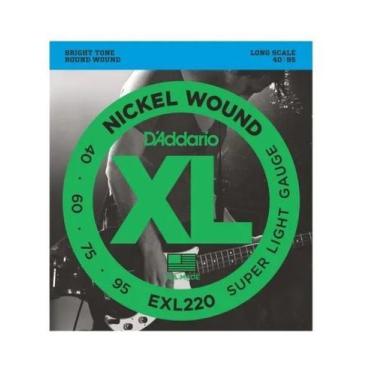 Imagem de Encordoamento Contrabaixo 4c D'addario Exl220 0.40 Daddario