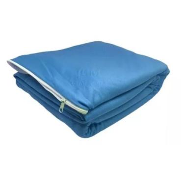 Imagem de Capa De Colchão Para Cama Solteiro 25cm Altura Malha Gel Ajustável Com