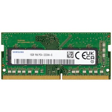 Imagem de Samsung 16GB DDR4 3200MHz PC4-25600 (PC4-3200AA) CL22 SODIMM 1Rx8 Single Rank 1.2V 260-Pin Laptop, Notebook RAM Memory