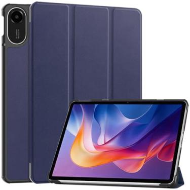 Imagem de Kepuch Custer Capas para Redmi Pad 2 11" 2025,Couro-PU Bolsas Estojos - Azul
