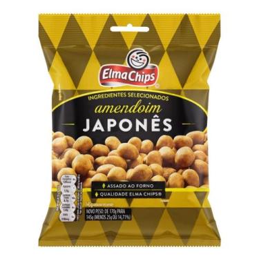 Imagem de Kit c/ 4 Amendoim Japones Pacote 145g Elma Chips