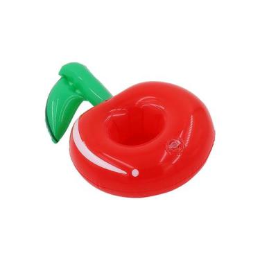 Imagem de Suporte de flutuadores de bebida inflável Suporte flutuante Presente d