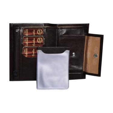 Imagem de Carteira Feminina RUPIA em Couro Galvani, Marrom café