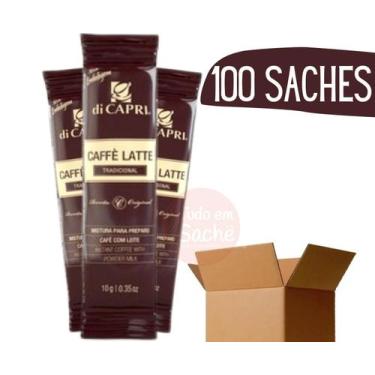Imagem de Mistura Café Com Leite Em Sache Solúvel Di Capri - 100 Un