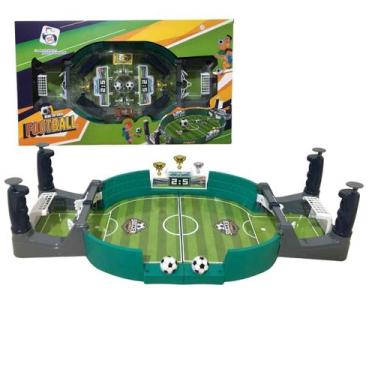 Imagem de Jogo de Futebol de Mesa Interativo Arena Gol a Gol Pebolim Pinball Bri