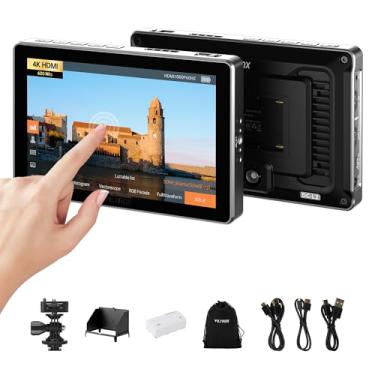 Imagem de VILTROX Monitor de campo de câmera DC-L2 7 polegadas 4K SDI/HDMI com tela sensível ao toque, tela 1280×800 IPS 600nit, LUT 3D, forma de onda completa, histograma RGB, Y Parade, cor falsa, pico de foco