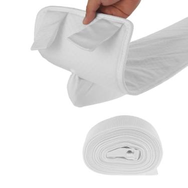 Imagem de ZJRDYYK Ponte de cama de 24 x 190 cm, conversor de cama de solteiro para king, conector de colchão com comprimento de 933,7 polegadas de largura, alça de conector de cama de 5 cm para duas camas de