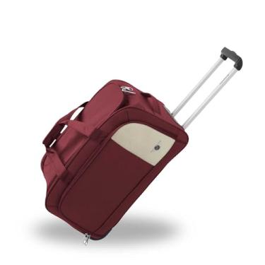 Imagem de SANTINO Bolsa de Viagem Poliéster com Rodinhas Puxador Retrátil Amplo Espaço Alças Reforçadas Cadeado Leve Versátil Bordo