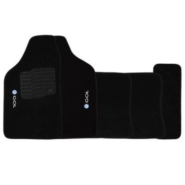 Imagem de Tapete Carpete Gol G2 Bola 1995 à 2004 Logo Bordado Jogo 5 Peças Perso