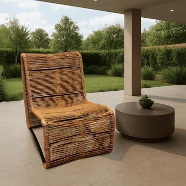 Imagem de Poltrona Lotus em Alumínio Fibra Náutica Moderna para Varanda Jardim Área Gourmet