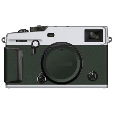Imagem de Adesivo de capa de câmera X Pro3 para FujiFilm X-Pro3 protetor de câmera película protetora de pele decoração e resistência ao desgaste XPro3 (transparente + couro verde)