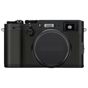 Imagem de X100F Película de câmera antiarranhões para FujiFilm X 100F Película protetora de vinil revestimento acessórios de fotografia adesivo X-100F (preto fosco)