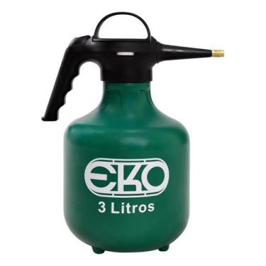 Imagem de Borrifador Pulverizador Manual Jardim Eko Pressão 3L