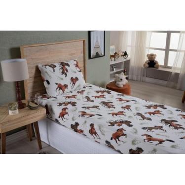 Imagem de Kit Lençol Infantil Solteiro 2 Peças 100 Algodão - Guilherme Enxovais,