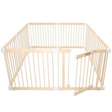 Imagem de Baby Gate Playpen HARPPA para bebês e crianças pequenas com porta