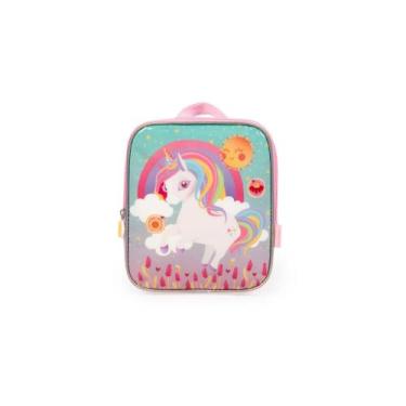 Imagem de Lancheira Térmica Infantil Feminina Unicórnio Rainbow - Bagaggio, U