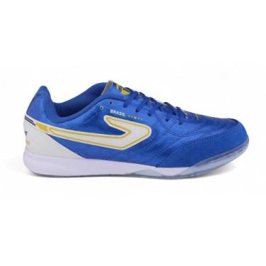 Imagem de Tênis de Futsal Topper Maestro Club V Brasil 82, 39, Azul, Branco
