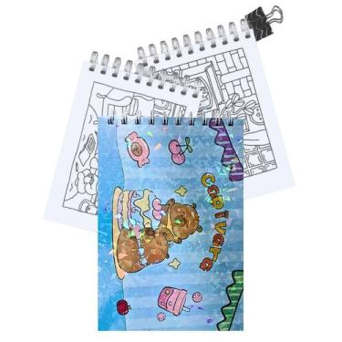 Imagem de Caderno de Desenho Bobbie Goods CAPIVARA Capa Dura A5 com 48 Folhas 18