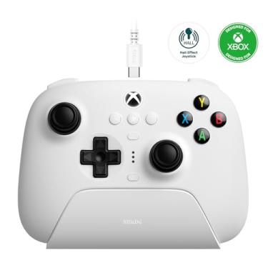 Imagem de 8Bitdo Ultimate 3-Mode Controller, Hall Effect Joysticks, Pro Back Buttons, Wired Only for Xbox Series X|S & Xbox One, Compatibility with Apple, Windows & Android, Officially Licensed (White)