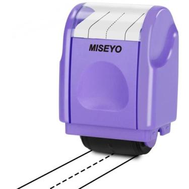 Imagem de Handwriting Practice Roller Stamp Miseyo Dashed Line Purple