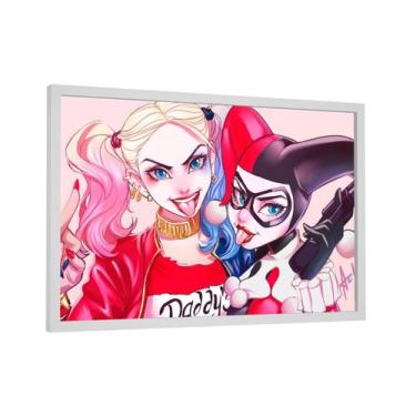 Imagem de Quadro decorativo - arlequina harley quinn dc comics - Cultture, 26,6x