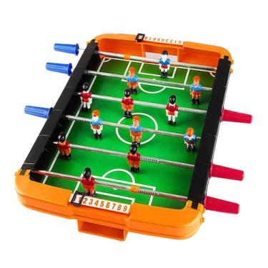 Imagem de Futebol De Mesa Infantil Jogo Pebolim Portátil Divertido mini toto bri