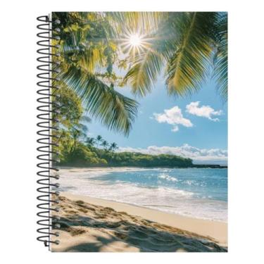 Imagem de Caderno universitario 10 matérias 160 folhas paisagem - PanAmericana, 