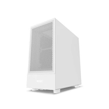 Imagem de Gabinete Gamer NZXT H5 FLOW Lateral Vidro TEMP MINI-ITX/MICRO-ATX/ATX/EATX Branco - CC-H51FW