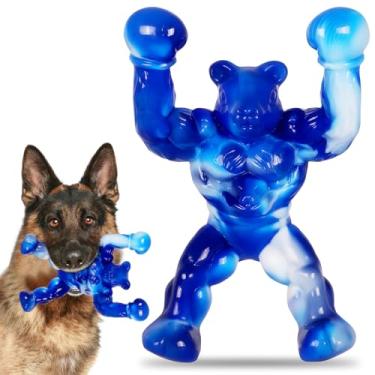 Imagem de Brinquedos para cães para mastigadores agressivos, brinquedo indestrutível, brinquedo resistente para cães de raças grandes, feito para mastigar pesado, brinquedos para mastigar cães