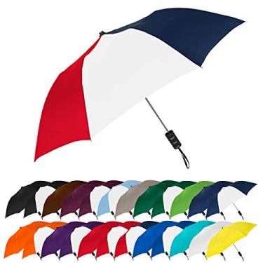 Imagem de Guarda-chuva Strombergbrand Spectrum Popular, 38 cm, vermelho/branco/azul marinho