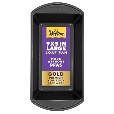 Imagem de Forma antiaderente grande para pão Wilton Perfect Results, 23 x 13 cm, prata