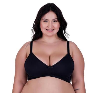 Imagem de Sutiã Plus Size sem Bojo Reforçado Sustentação Resistente Josi - NAKA 