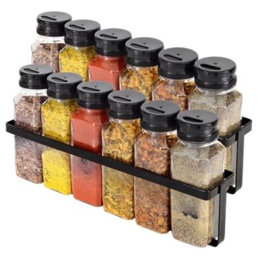 Imagem de Kit Organizador De Temperos Com Potes - Porta Condimentos Completo Para Cozinha