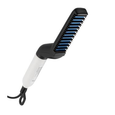 Imagem de Pente Alisador Elétrico, Cerâmico Bivolt, Aquecimento Rápido 130°C, 22cm x 5cm, Para Barba e Cabelo