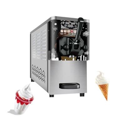 Imagem de Máquina de Raspadinha Máquina comercial de sorvete cone totalmente automática máquina macio cabeça única Faz Sorvete Cremoso