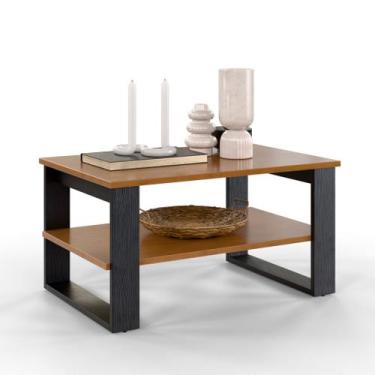 Imagem de Mesa De Centro inglaterra Em Madeira Para Sala Decorativa Retangular C