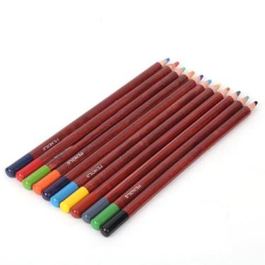 Imagem de KIMISS 12 Unidades de Lápis Pastel - Ferramentas Profissionais de Desenho e Pintura para Artistas, Inclui Lápis de Toner Coloridos para Materiais de Arte Criativa (Lápis pastel de cor paisagem)