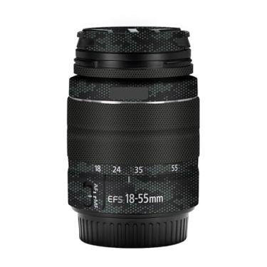 Imagem de EFS 18-55 3.5-5.6 Adesivo de lente de câmera para Canon EF-S 18-55 mm F3.5-5.6 III Película protetora de película de vinil decalque skin (Mamba Green)
