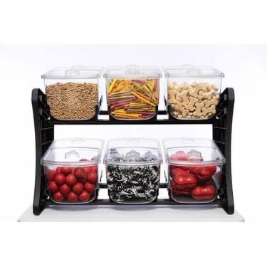 Imagem de Display 3X2 Dispenser Balcão Pdv Durabox 6 Un 10,5 L Cada