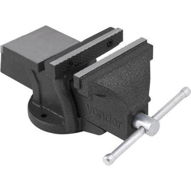 Imagem de Torno Morsa Bancada N.5 Fixo Abertura 105mm Nodular Vonder