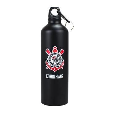 Imagem de Garrafa de Alumínio Corinthians com Prendedor 750ml