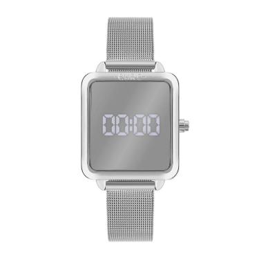 Imagem de Relógio Euro Feminino Fashion Fit Reflexos Prata - Euds8054ad-4k Euds8054ad-4k