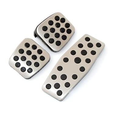 Imagem de GYJY Capas de pedal capas de pedal de carro capas de pedal de embreagem capa de pedal de freio, para Chevrolet Cruze Opel Insignia Sedan Sport Tourer 2009-2014, MT