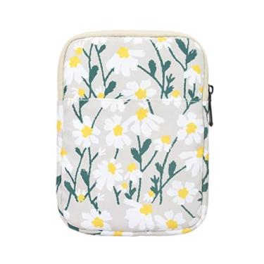 Imagem de Pothai Capa protetora fina para eReader infantil de 6,8/7 polegadas e iPad mini de 8,3 polegadas - Capa para tablet com design floral (compatível com vários dispositivos) (Margarida branca, 6,8 ~ 7