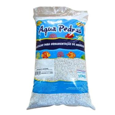 Imagem de Aqua Pedras Cascalho Laginha 1 10Kg Decoração Aquário Jardim