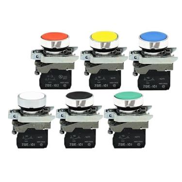 Imagem de Interruptor de botão XB4BA31 XB4BA11 XB4BA42 XB4BA51 XB4BA61 21BA35 A45(Xb4ba31)