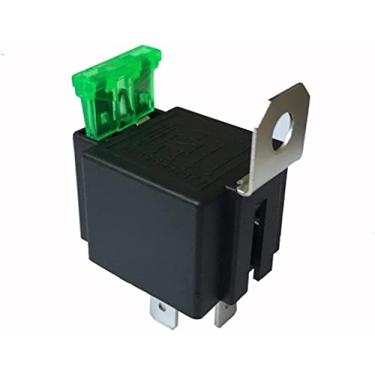 Imagem de Fusível 1PCS DC 12V 30A Relé 12VDC 30A 4 Pinos 5Pin Motor Automóvel Relés com Fusível (5PIN 12V)