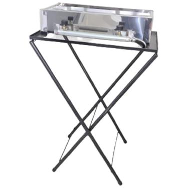 Imagem de Kit - Fogão Inox 2 Bocas E Suporte Dobravel