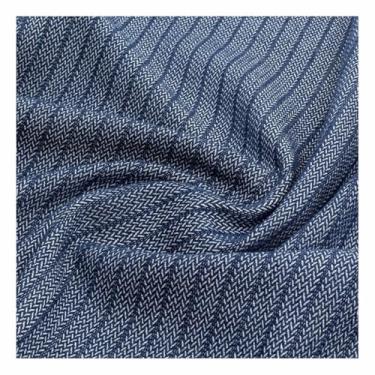 Imagem de Tecido Jeans Com Estampa, 170 Cm (67") De Largura, Algodão, Não Elástico Para Jeans, Jaquetas E Costura DIY Azul 5(Blue6,0.5x1.7M)