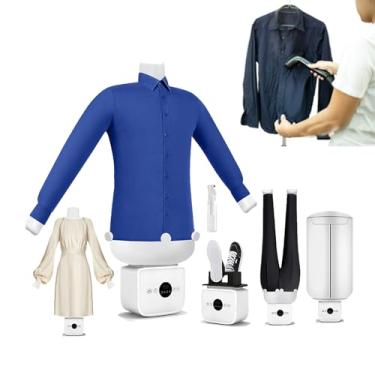Imagem de Secador e ferro de passar automático a ar quente,passar roupa inteligente sem usar as mãos,configurações personalizadas de calor e temporizador,máquina de passar roupa com secagem rápida em 8 minutos